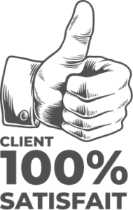 client 100 pourcent satisfait